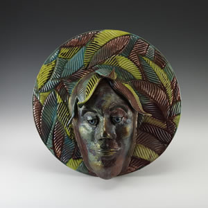 Alder Shaman Raku Mask
