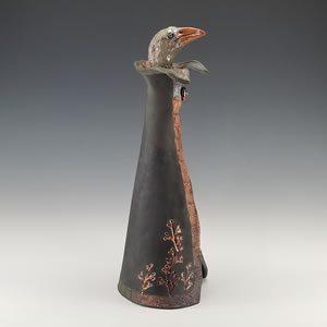 Raku Goose Shaman