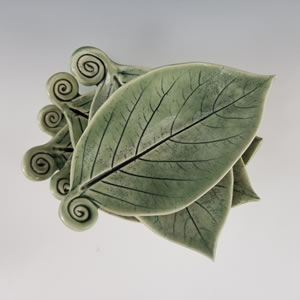 Stacked Leaf Dishes